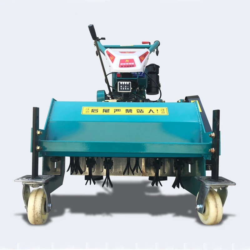 

Diesel/Gasoline Engine Lawn Mower Self-Propelled Garden Weeder Wasteland Straw Blunt Stubble Cutter Cutting Width 6cm