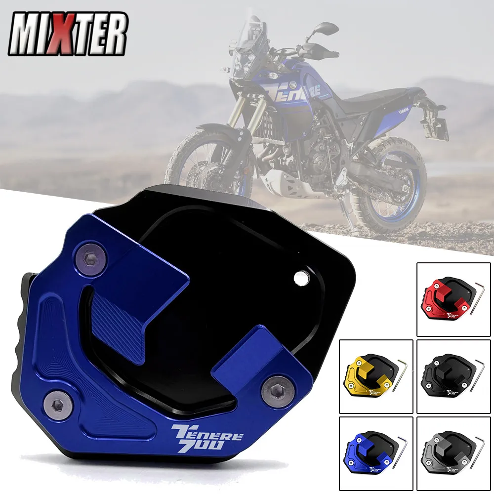 Запчасти для мотоциклов Yamaha Tenere 700 Tenere700 2019 2020 2021 CNC Плоская боковая подставка удлинительная пластина подставка увеличитель ног