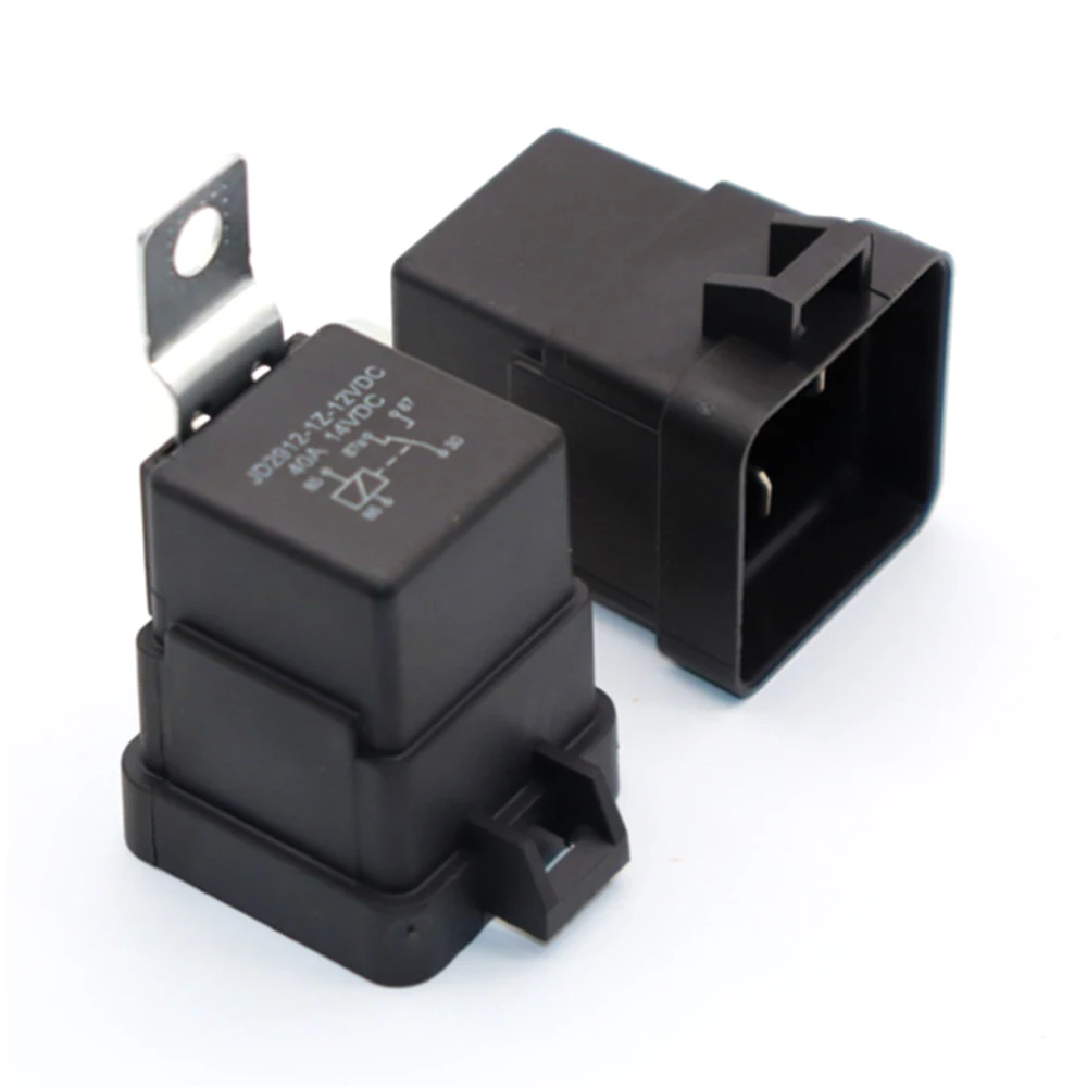 

Automobile Relay Sealed Integrated Wired Waterproof DC 12V 40A 5Pin 4Pin Auto Relay Holder with 140mm Length Wires