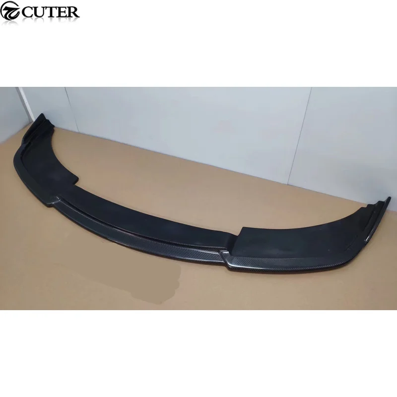 F06 F12 F13 M-TECH a نمط ألياف الكربون المصد الأمامي الفاصل سيارة الجبهة الشفة لسيارات Bmw 6 سلسلة F06 F12 F13 M-tech طقم الجسم #2