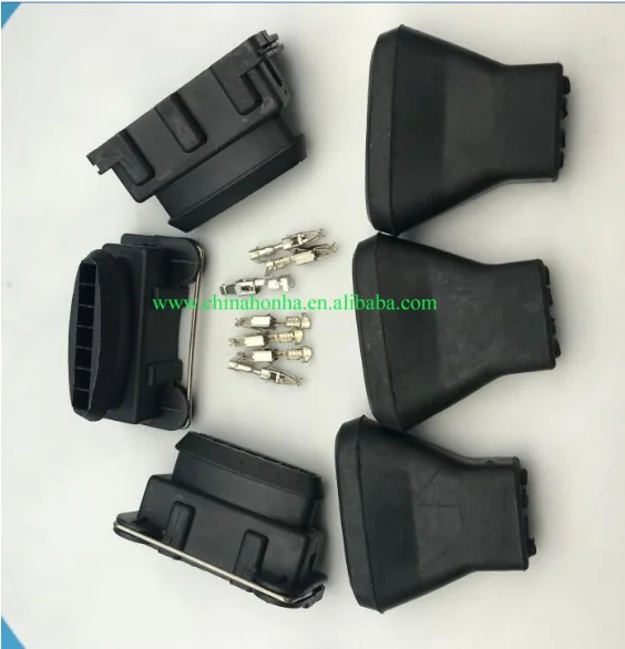 10pcs 7 Pin 7Way Female Connector Plug With Rubber Boot For Tyco/AMP Junior Power Timer(JPT) Ignition Module