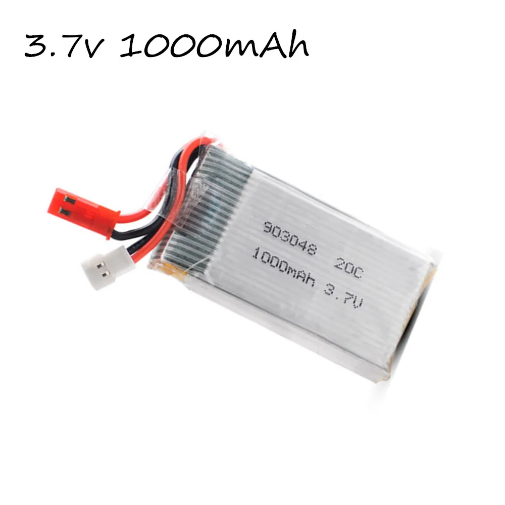 3.7v 1000mAh 903048 20c lipo Batteria e Caricabatterie Per MJXRC x600 RC Aerei a sei assi Pezzi di Ricambio 3.7v Drone Batteria per x600