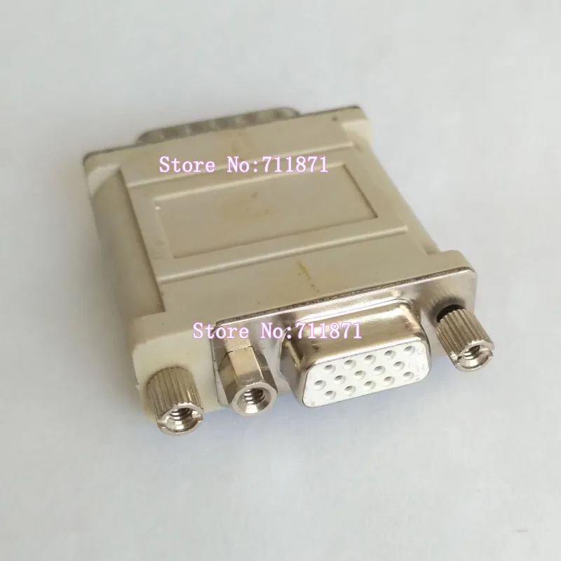 DB15 2 Row Male 3 Row Female Adapter Connector Double 2Row 15Pin Male 3Row 15 Pin Female DB15 Connector Adapter 7+8 5*3 Adaptert