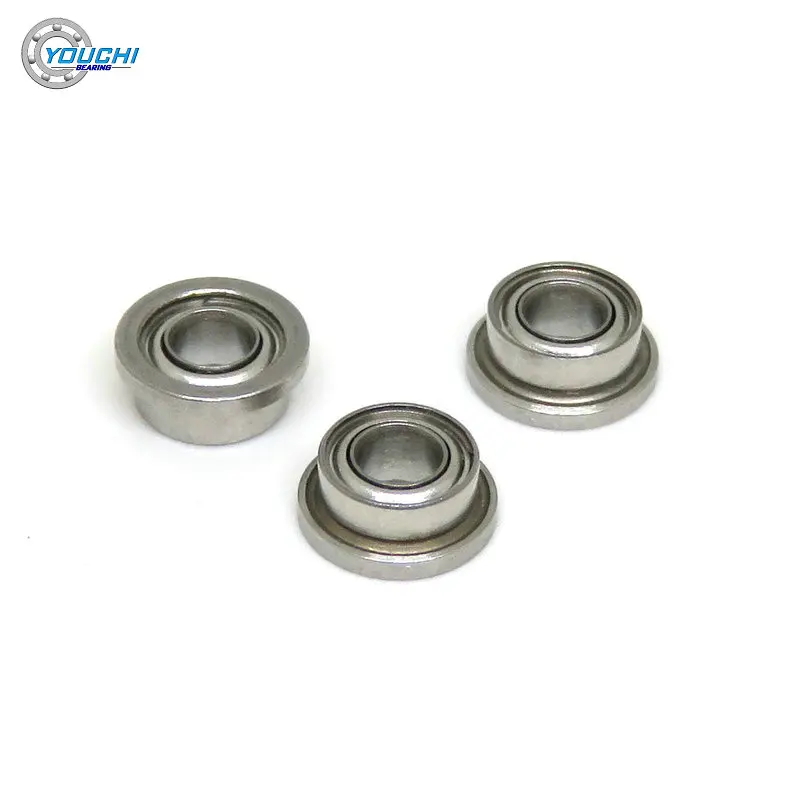 10pc SFR133 ZZ 0.0937x0.1875x0.0937 inch Ceramic Ball Flanged Bearing SFR133C FR133Z 2.38x4.762x2.38mm Miniature Flange Bearing