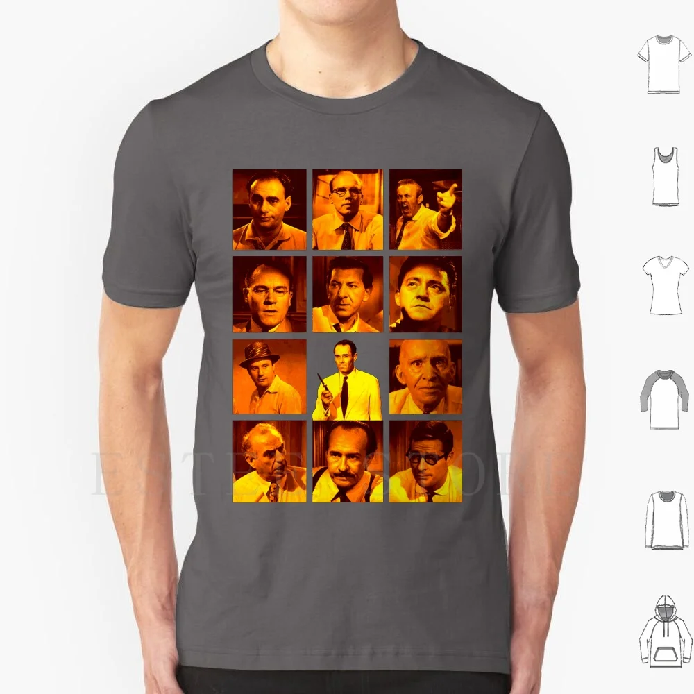 12 Angry Men T Shirt DIY Big Size 100% Cotton 12 Angry Men Balsam Lee J Cobb Justice Knife Jury Fonda Henry Fonda Lumet Angry