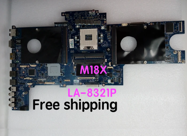 DELL M18X 노트북 마더보드 LA-8321P 메인보드에 적합, 100% 테스트 완료