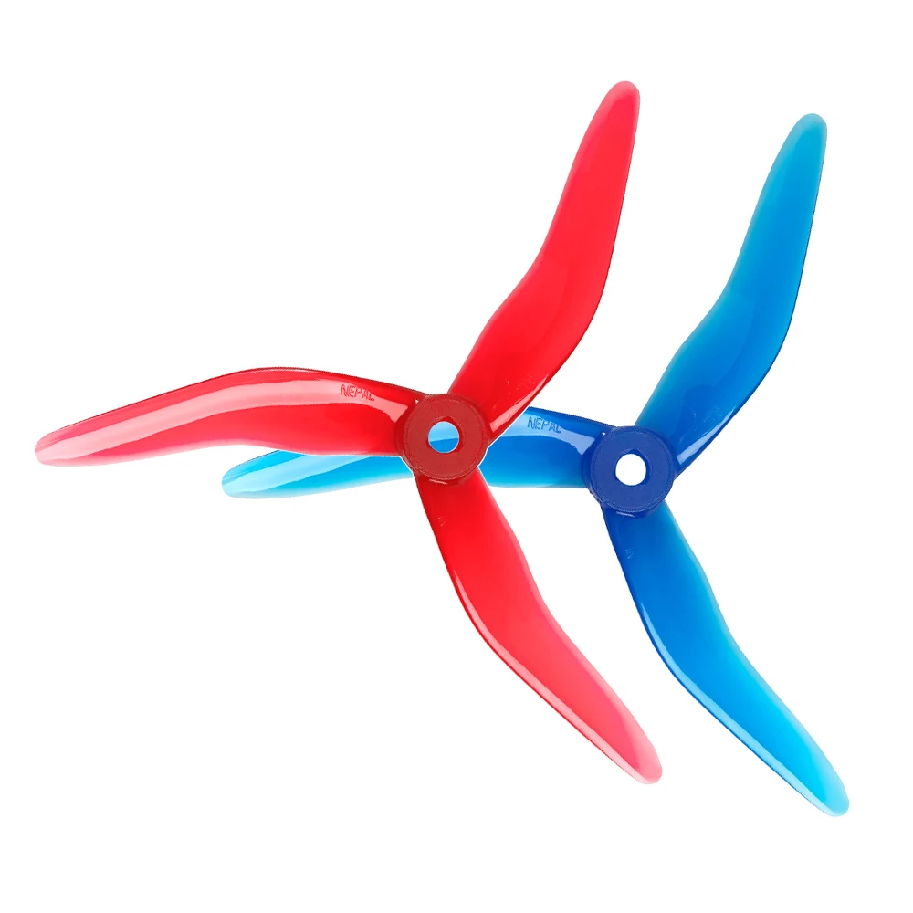 24 pcs /12 Pair Foxeer DALPROP Nepal N1 N2 5143 3 Blade FPV Propeller CW CCW POPO Freestyle for RC Drone FPV Racing 51433