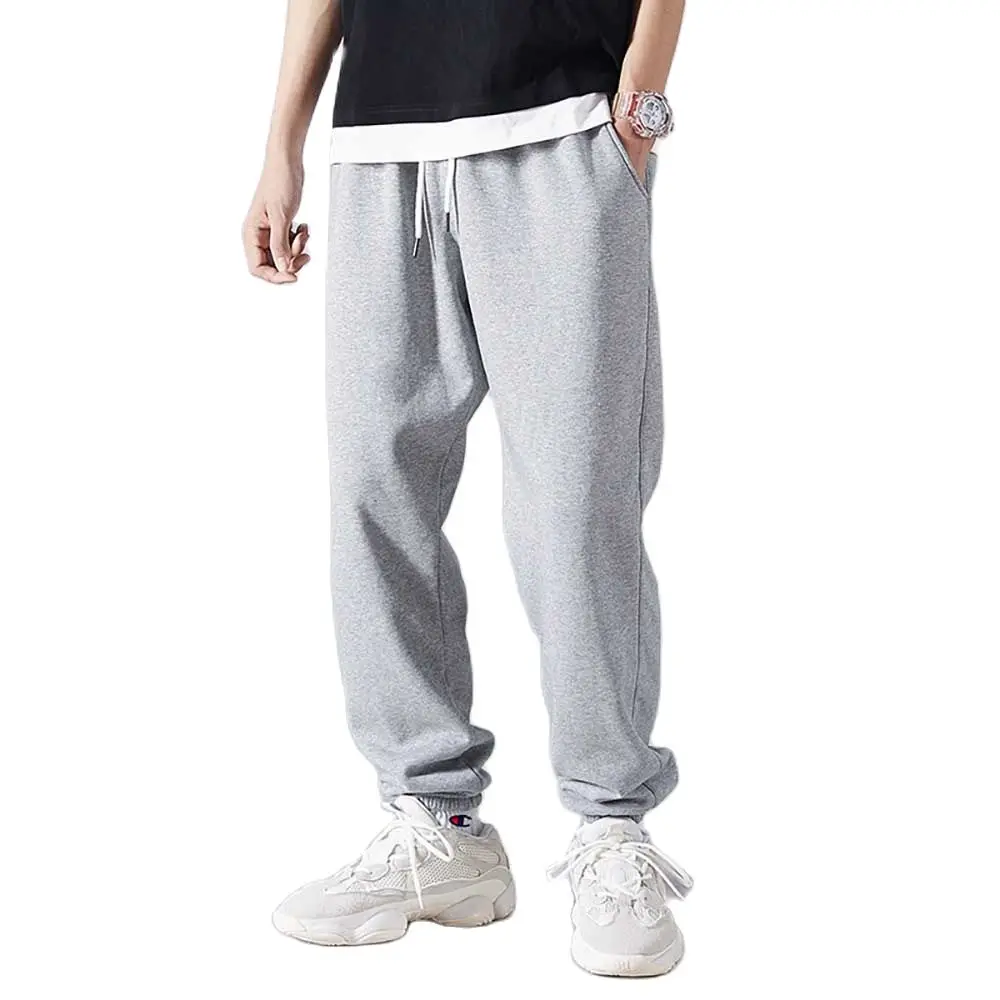 Fashion Hiphop Harem Jogges Men Casual Sweat Pants Regular Fits Trousers Autumn Winter Streetwear Men Clothing