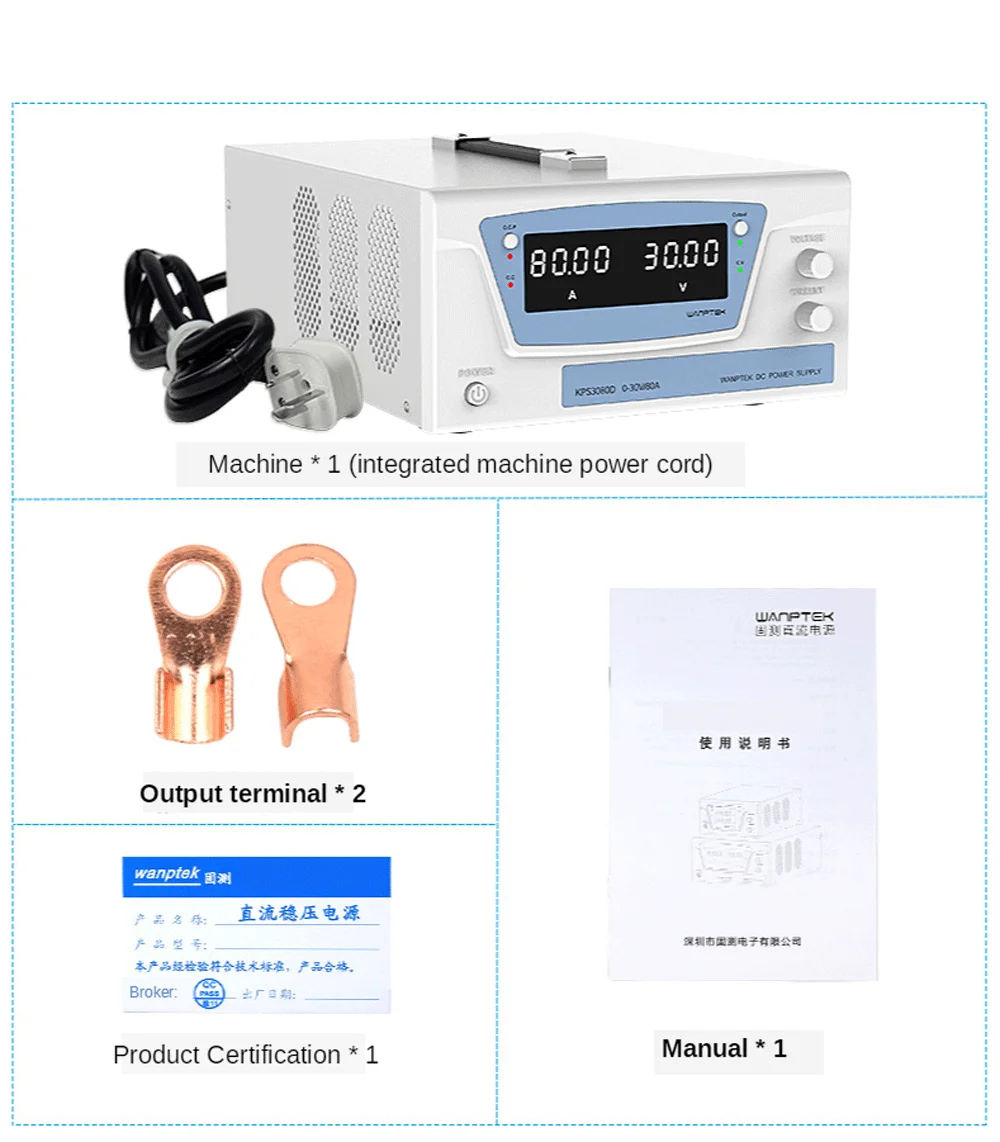 Wanptek bench source laboratory dc stabilized power supply adjustable variable digital regulated power supply 100V 20A 60V 50A