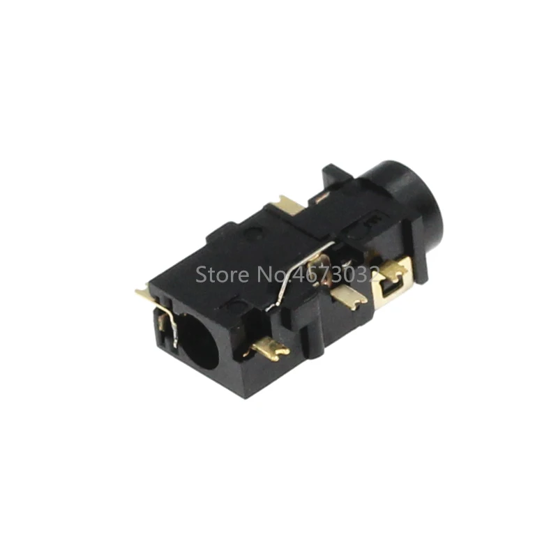10PCS 3.5 MM headphone socket Audio socket PJ-342 Surface mounted 6 feet Double track gold plated PJ342