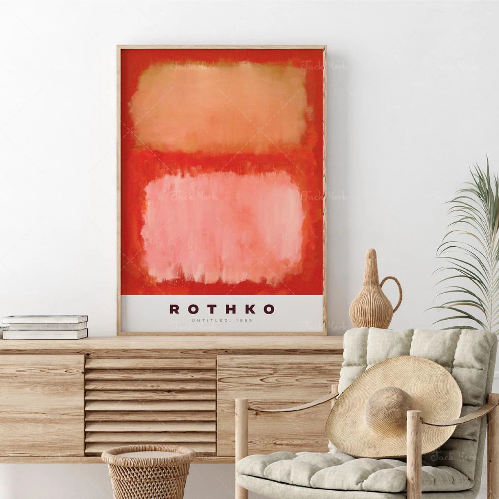 Mark Rothko Exhibition Poster, Digital Download, Rothko Art Print, Modern Art, Wall Decor, Art Print, Art Decor, Art Gifts, Rot