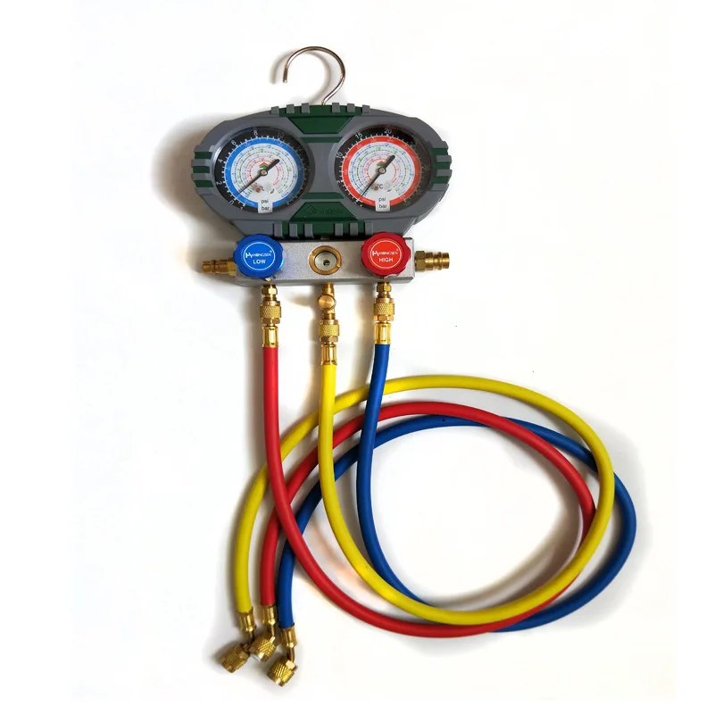 

Fluoridation Meter Set HS-S60-101 Filling Meter Air Conditioner Refrigeration Fluoridation Meter Double Meter Valve