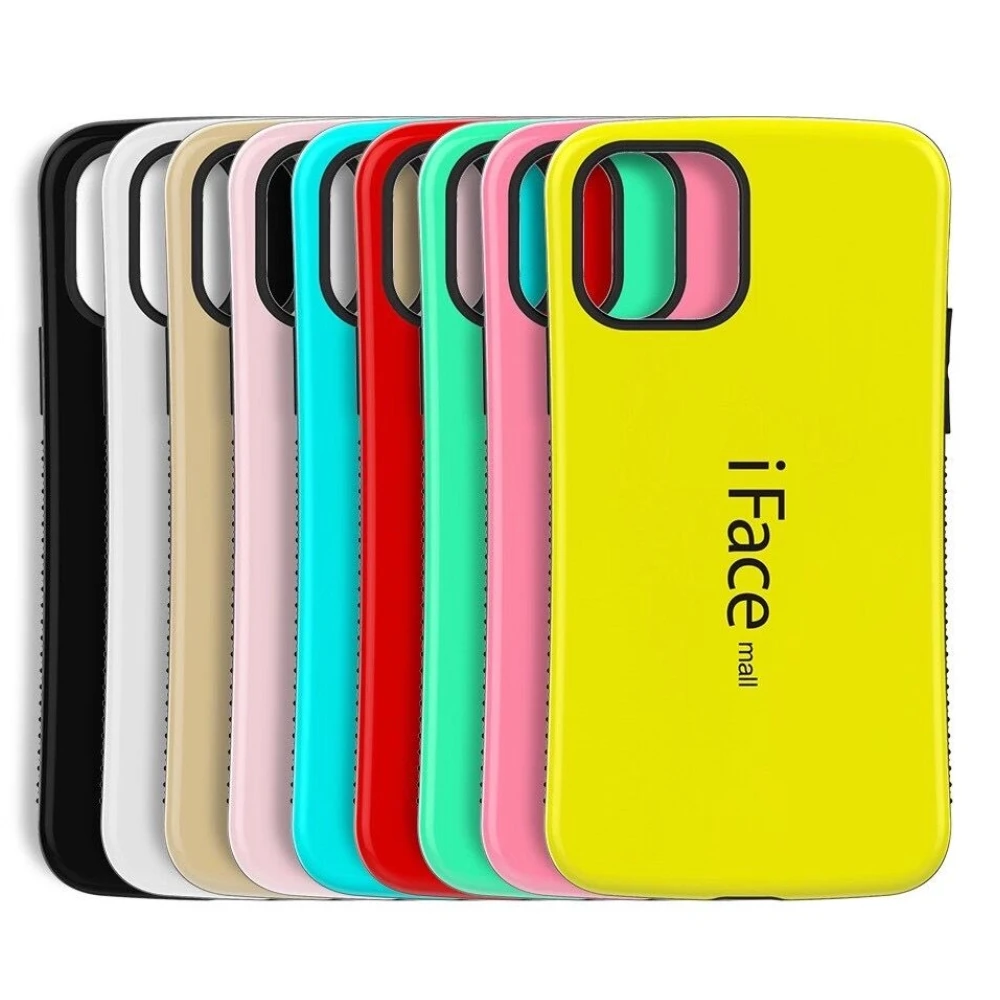 Case For IPhone 12 11 Pro Max XR X XS Max Cover Shockproof Iface Mall Silicone Case for iPhone 13 Mini 15 Pro 8 7 14 Plus