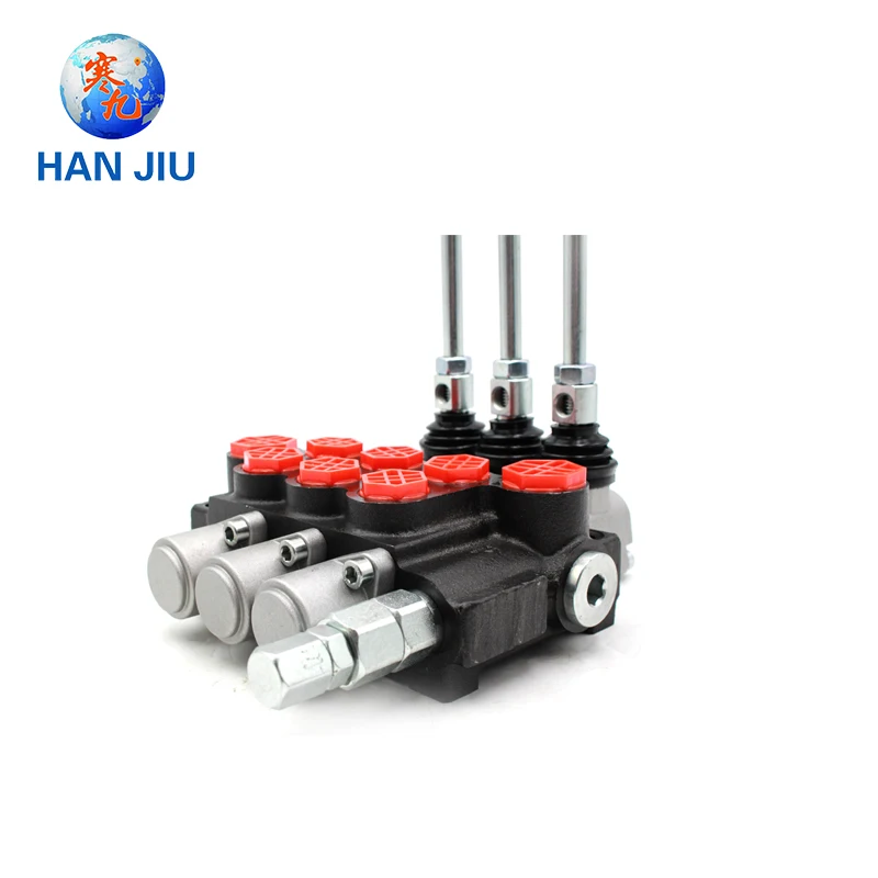 

Hydraulic drive post hole diggers hydraulic valve 3 spool P40 monoblock control valves