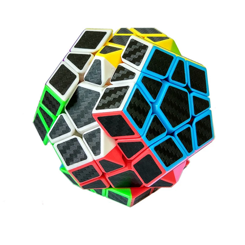 Non-toxic Carbon Fiber Sticker Magic Cube 2x2x2 3x3x3 4x4x4 5x5x5 Cubo Magico Puzzle Toy for Children Kids Early Education Gift