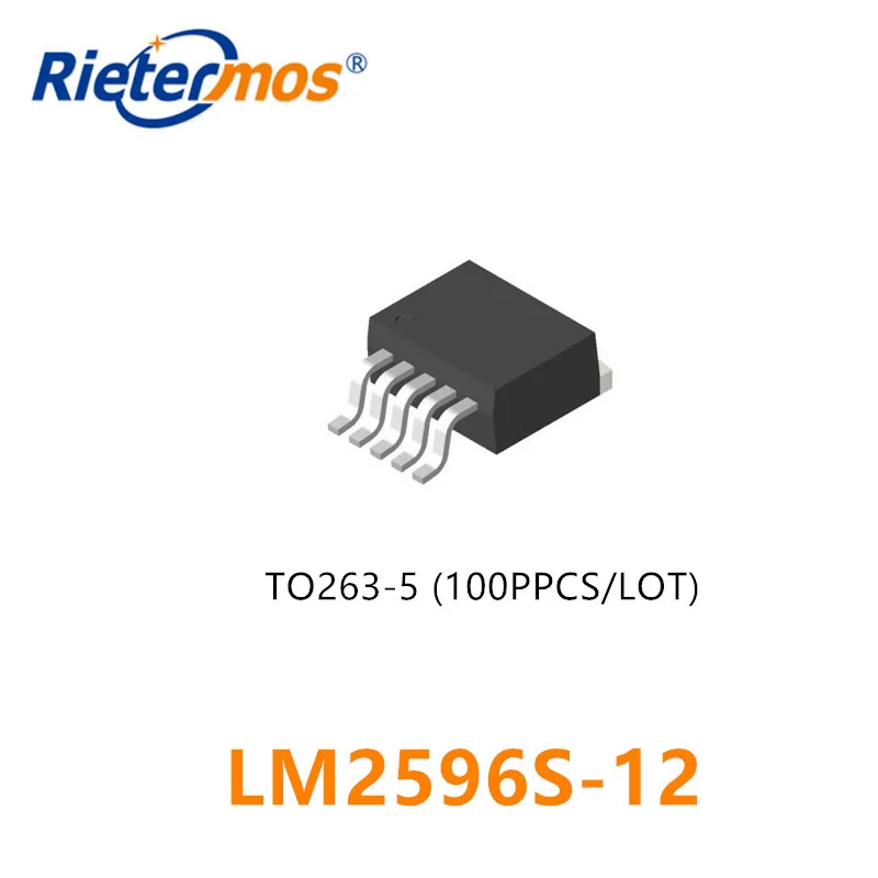 

100 шт LM2596S LM2596S-12 12V TO-263-5 Высокое качество