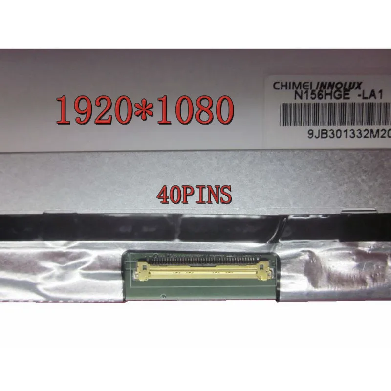 Imagem -02 - Tela Fhd 1920*1080 Lvds Lcd B156htn02.1 B156htn03.3 N156hge-la1 N156hge-lb1 40pin