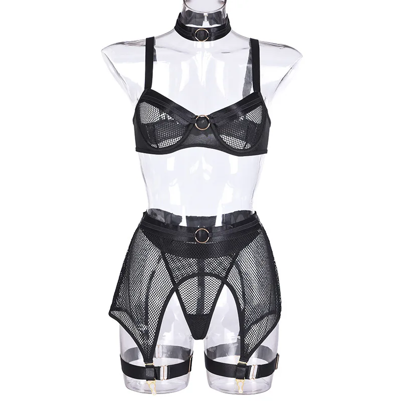 sexy punk lingerie Yomorio Sexy Strappy Lingerie Set main image 0