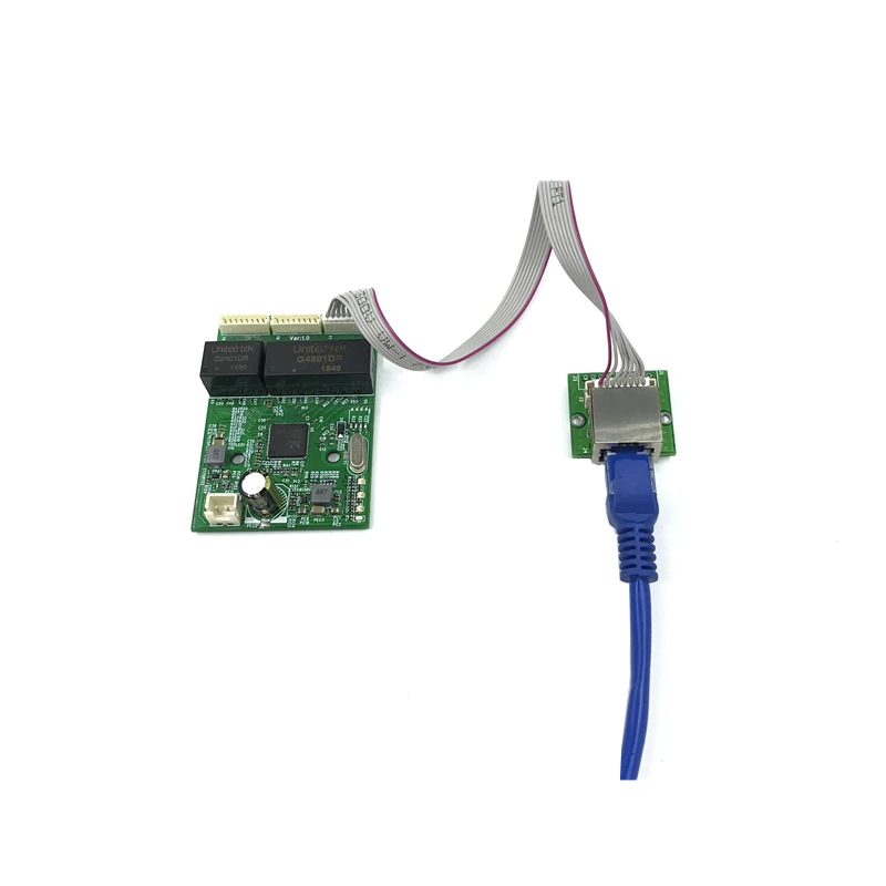 Módulo PBCswitch Mini PBC OEM, tamaño mini, 3 puertos, interruptores de red, placa Pcb, mini Módulo de interruptor ethernet de 10/100/1000Mbps