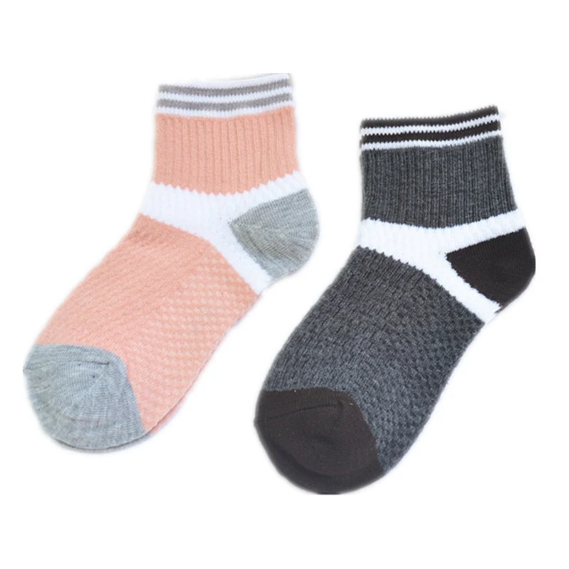 5 pairs New Autumn and Winter cartoon children's socks cotton socks for boys and girls color matching Baby cotton socks