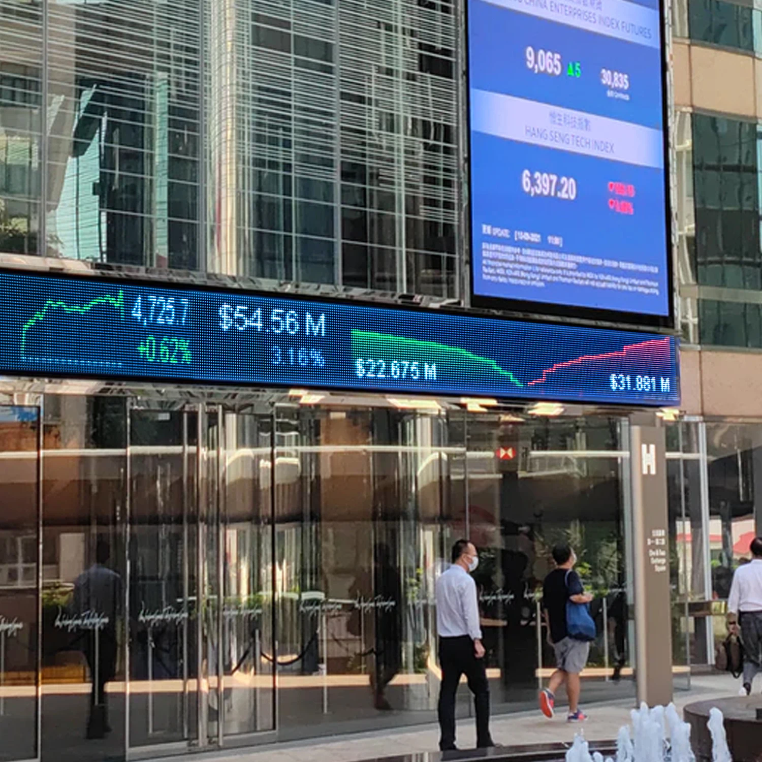 P4 Full Color LED Ticker Displays for Stocks Sports News RGB Digital Signage Docking Stock Market Finacial News Precious Metals