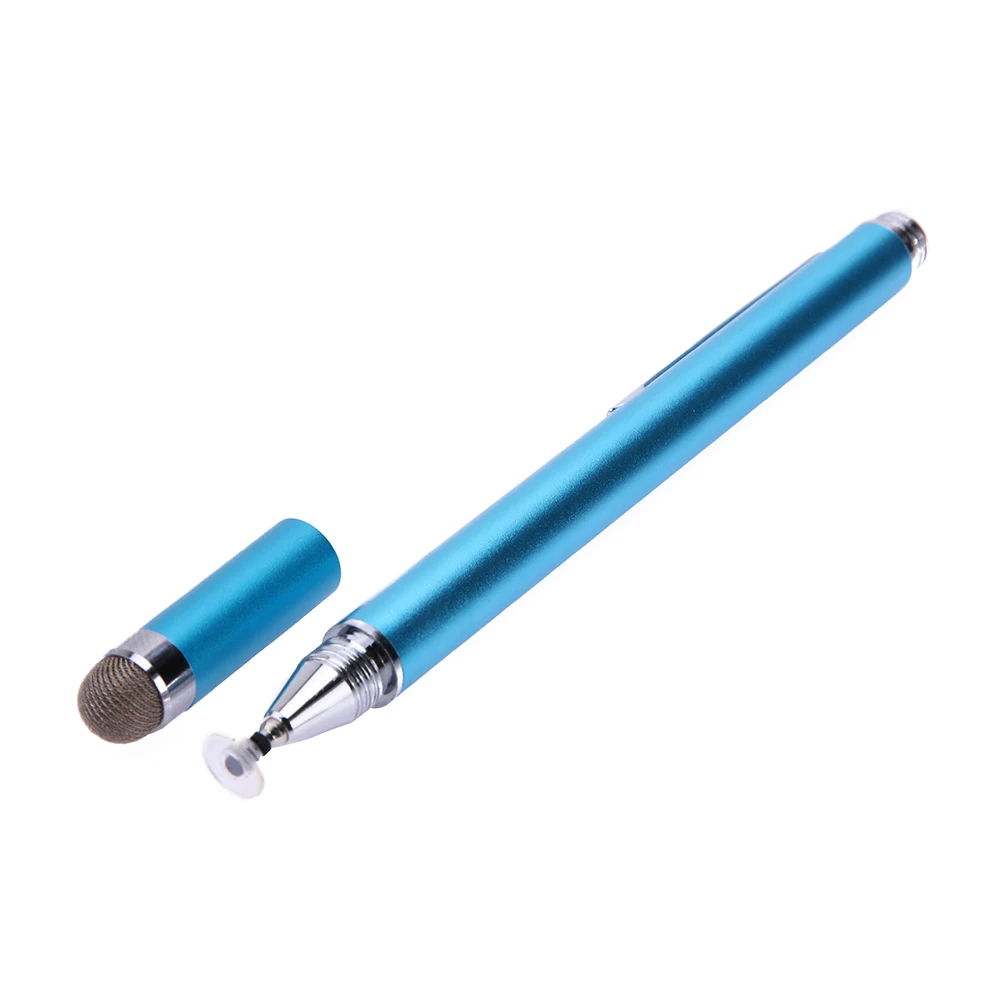 2in1 Pen Kapazitive Touch Screen Zeichnung Stift Stylus mit Leitfähigen Touch Sucker Mikrofaser Touch Kopf für Tablet PC Smartphone