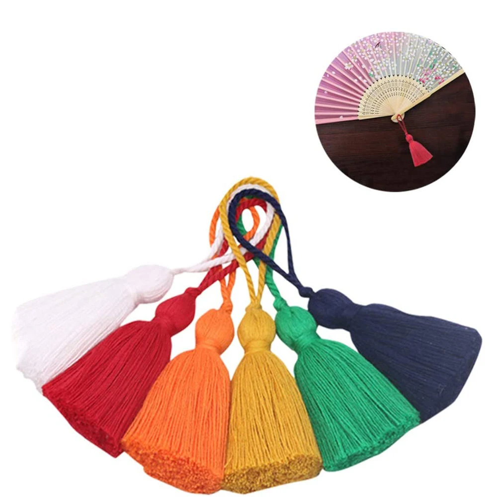 5Pcs/Lot Silky Bookmark Tassels Pom Pom Tassel Soft Mini Tassels with Loops For DIY Souvenir Bookmarks Jewelry Making Crafts