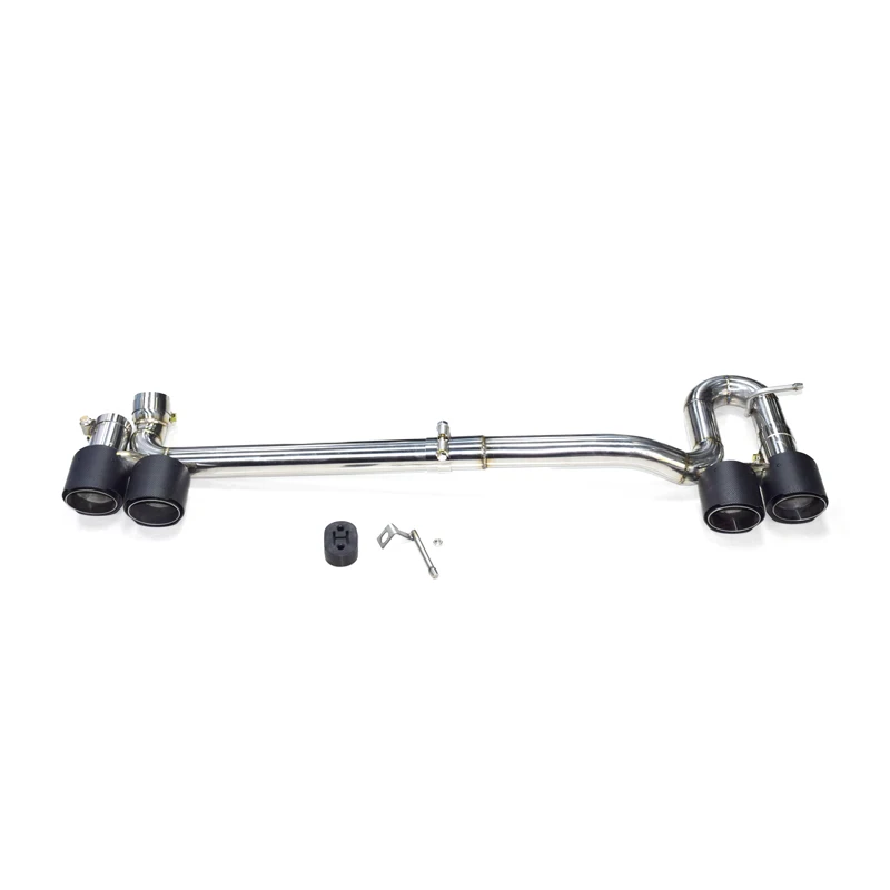Quad uitlaat eindpijpen voor VW Passat CC carbon fiber 304 roestvrij staal auto uitlaatpijp nozzle tuning upgrade