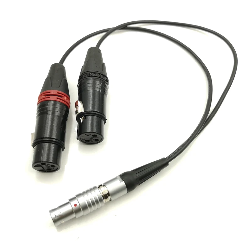 Atomos 10 Pin zu Dual Neutrik 3 Pin Female XLR Breakout Audio Eingang Kabel für Shogun Monitor Recorder Shogun Bare knochen – Detail 8