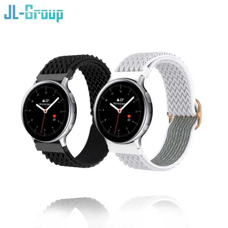 20mm 22mm Nylon Strap For Samsung Galaxy Watch 5 4 3 Active 2 Adjustable Elstic Band Amazfit GTS Watchband Huawei GT 2 Bracelet