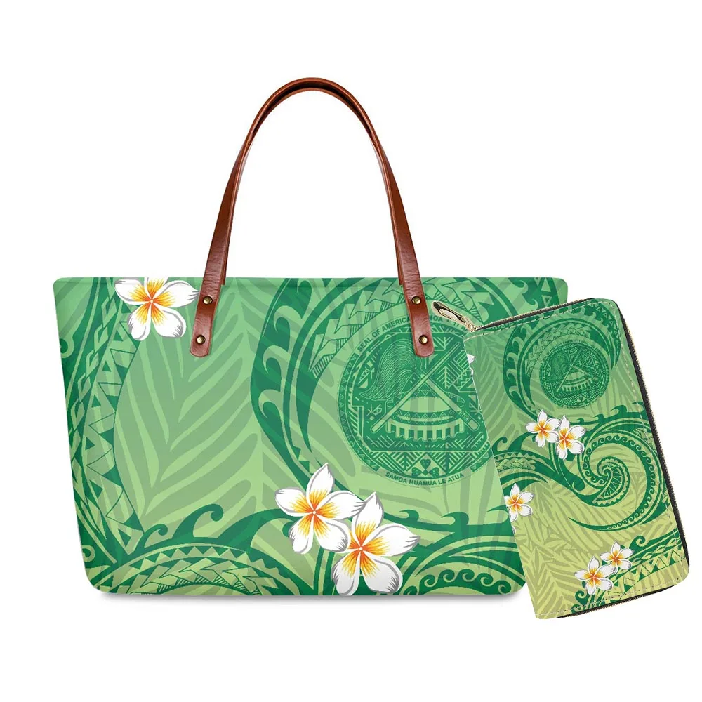 Hycool samoan bolsas de marca feminina luxo hawaii flor impressão grande tote praia saco 2022 moda saco weekender viagem