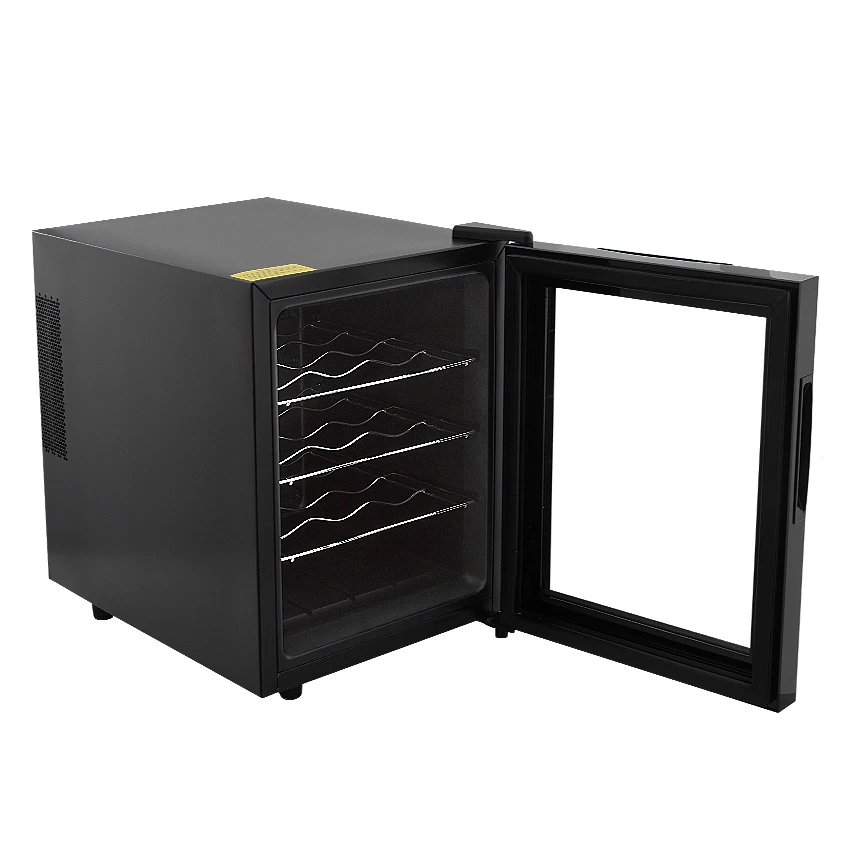 อิเล็กทรอนิกส์สีแดงไวน์ตู้ Homeheld เย็นตู้เก็บไวน์ Cooler 220V 50W 33L 12-18 องศาคุณภาพ JC-33AW ขายร้อน