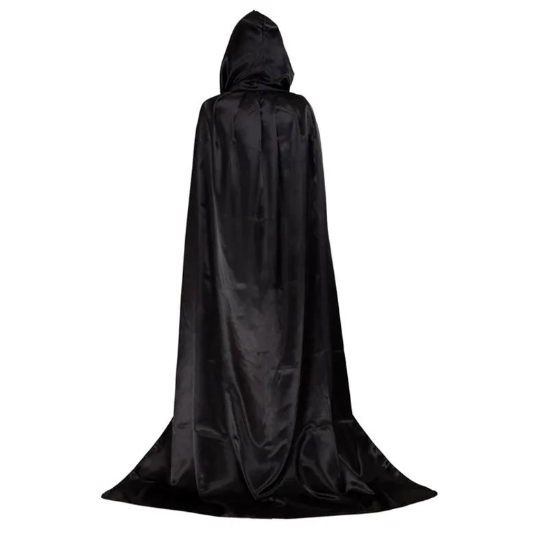 Adulto halloween grim reaper capa capa cosplay mago diabo manto discoteca bar vestido traje vampiros ceifador grim festa capa