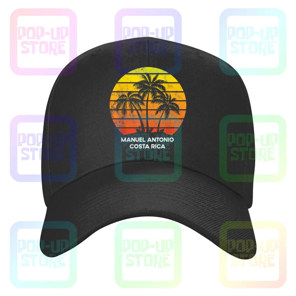 Manuel Antonio Costa Rica Beach Palm Tree For Vacation Caps Baseball Cap