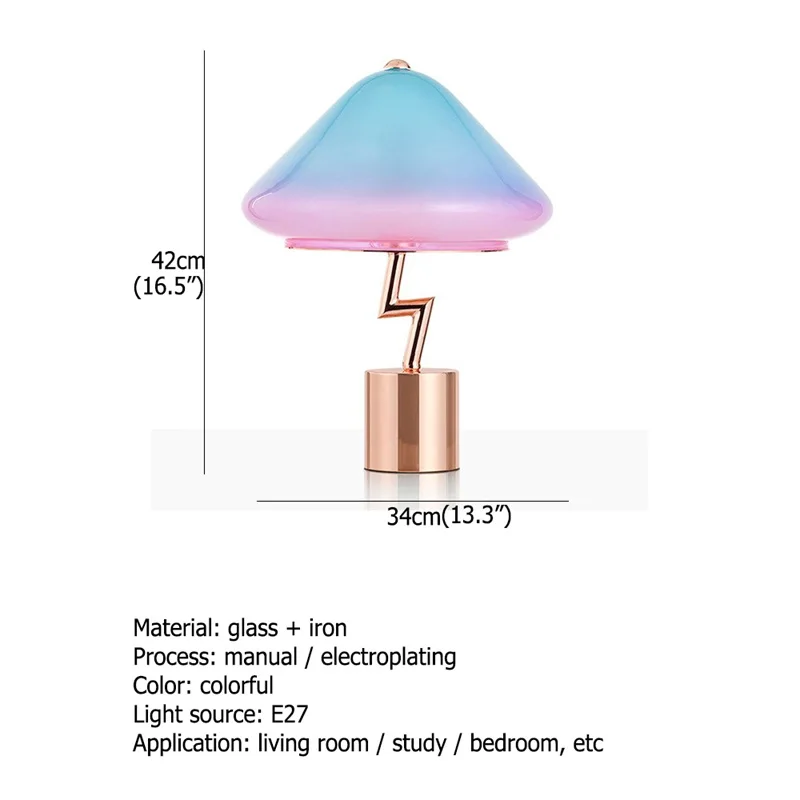 AOSONG Modern Lamp Table Romantic Design E27 Colorful Creative Desk Light Home LED Decorative For Foyer Living Room Bedroom