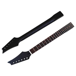 6 Strings Electric Guitar Neck Canada Maple Neck Rosewood Fingerboard Full Black 24 Frets Red Position Marks 5.7cm Heel Width