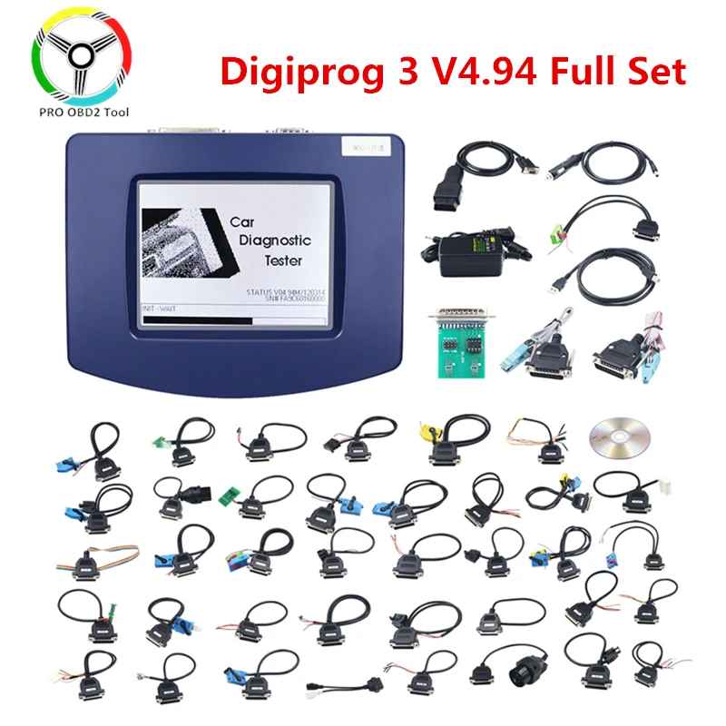 Digiprog3 Full set FTDI Digiprog 3 V4.94 Odo programmer DigiprogIII odo Correct Tool for Many Cars Digiprog 3 2020