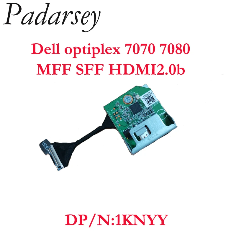 

Pardarsey Replacement Brand New 1KNYY for DELL Optiplex 7070 7080 MFF HDMI Expansion Interface HDMI2.0 Adapter Card