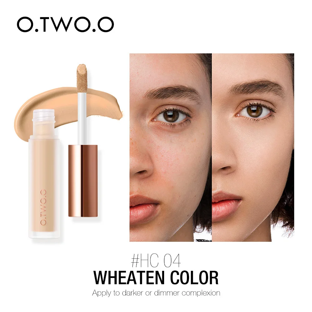 O.TWO.O New Products Beautification Concealer Cream Extended Moisturization Long-Lasting Liquid 4 Colors Makeup Cosmetic Gift