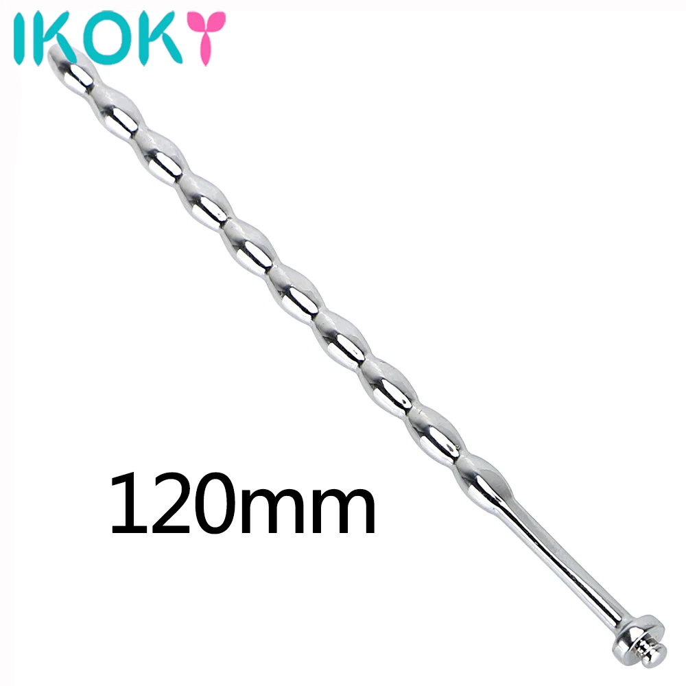 IKOKY Sex Toys for Men Masturbator Electro Shock Penis Plug Urethral Dilators Stainless Steel Catheters Sounds