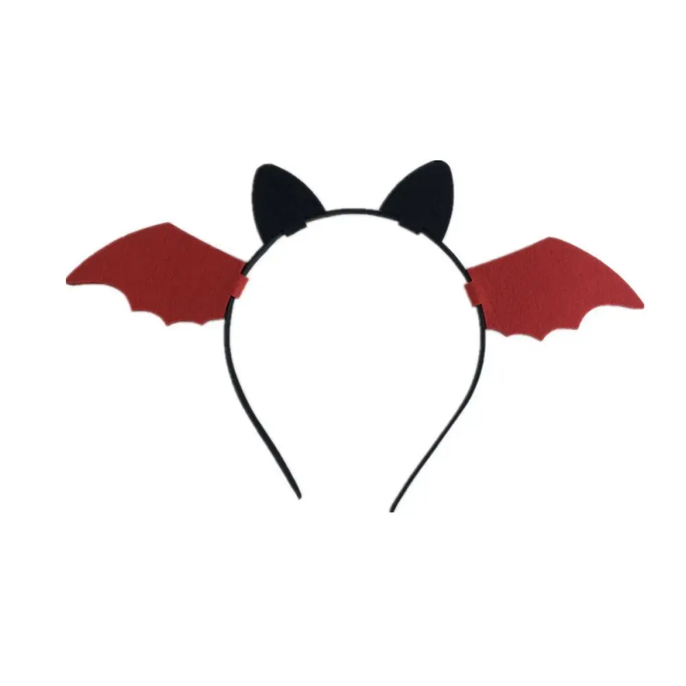 Newest Halloween Animal Ears Devil Wings Bat Cosplay Hair Hoop Funny Pumpkin Costume Party Headwear Women Girl Trendy Headbands