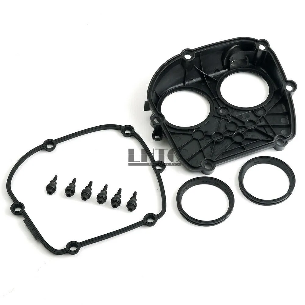 

Genuine Engine Timing Chain Upper Cover Lid Plastic w/ Gasket For VW GTI GLI Tiguan Passat Audi A3 A4 A5 Q5 TT 1.8 2.0 TSI TFSI