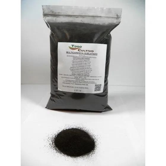 Microelement concealer for hydroponic crops, 1 Kg container, boron, copper, iron, manganese, molybdenum and Zinc carcass