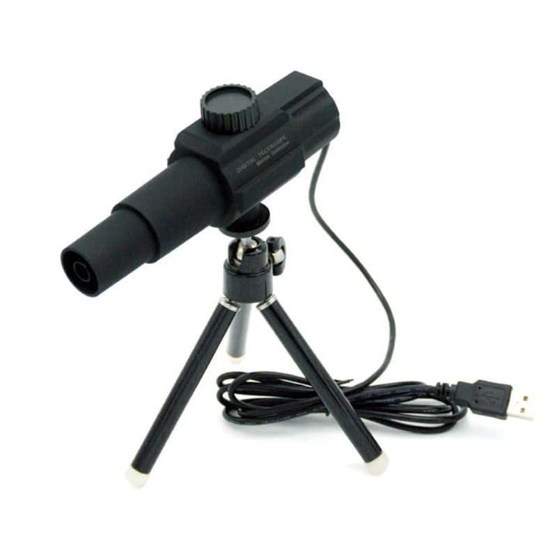 USB Digital Telescope, 2MP 70X Zooming Microscope Camera Smart Motion Detection Monocular with Tripod for Observation