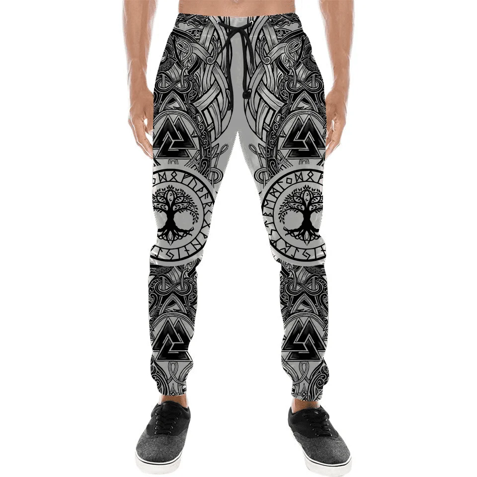 

Valknut symbol Odin Raven Tattoo 3D All Over Printed Men Pants Harajuku Fashion Trousers Autumn Casual Joggers Pants MPK-02