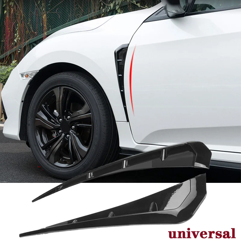 

Автомобильный Стайлинг, универсальный автомобильный боковой брызговик, крышка на вентиляционное отверстие, украшение для крыла для Honda Civic, для Audi A6, C7, S3, 8V, 8P, RS5, Q7, C7, A4