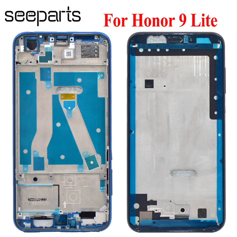 Blue/Black/Grey For Huawei Honor 9 lite Housing Middle Frame Bezel Middle Plate Cover replacement parts For Huawei Honor 9 lite