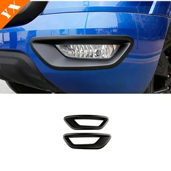 For poer great wall 2024 poer 2025 accessories Black Chrome Car front fog light lamp frame deco sticker Cover moulding