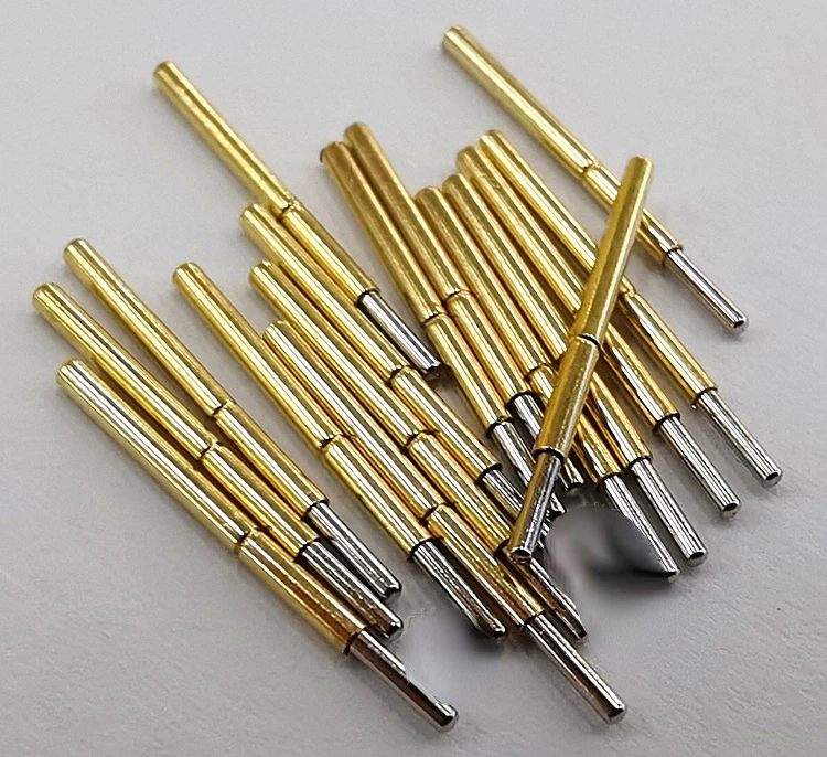 100Pcs 1#No. 1 Test Pin 1MM Probe PCB Thimble P75-J1 Round Head Test Pin Copper Material Short Probe