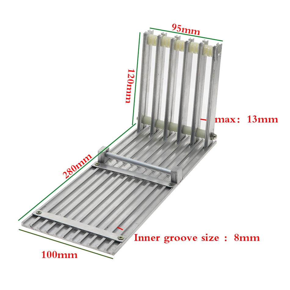 SMT manual placement machine All aluminum alloy 5-slot feeding trough Five slots SMT component placement machine